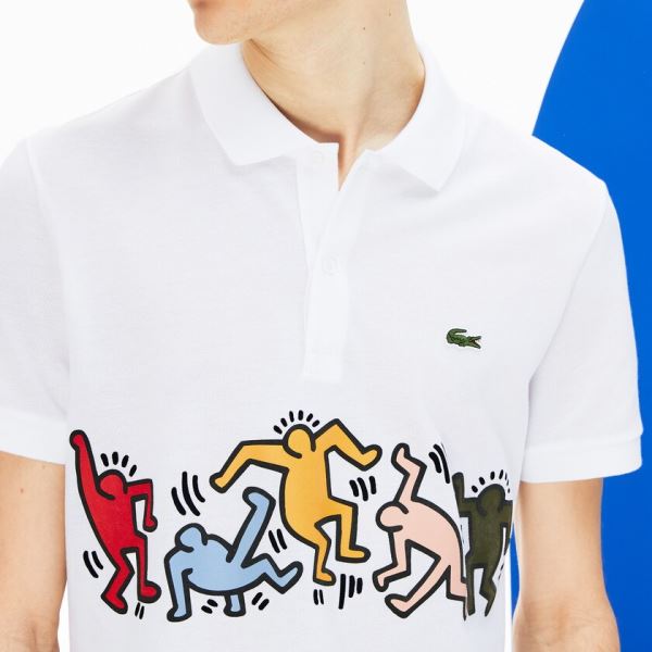 Polo Lacoste Barbati Originali Lacoste Keith Haring Print Piqu